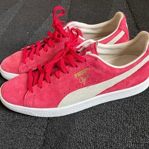Puma Suede Classic Red Sneakers "Clyde" Size 10